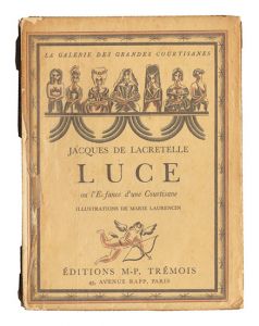 Luce ou L'enfance d'une courtisane　／　ジャック・ド・ラクルテル著 マリー・ローランサン挿画