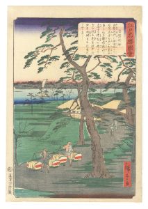 Views of Famous Places in Edo / Shirahige Shrine / Hiroshige II
