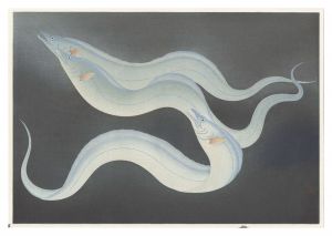 大日本魚類画集　タチウオ　／　大野麥風