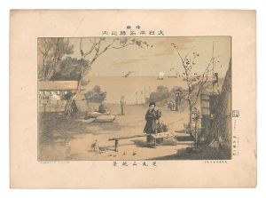 勝山繁太郎「東京大日本名勝之内　芝丸山絶景」