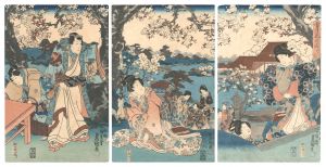 雪月花之内　はな　／　豊国三代