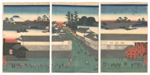 東都名所 霞かせき真景　／　広重初代