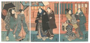 芝居絵　／　豊国三代