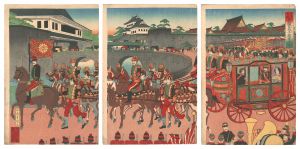 春暁「日本帝国魯国皇太子迎慶之図」