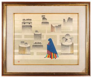 ペルセポリス(イランにて ダリウス大帝の宮殿あと) / 前田藤四郎