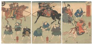 四ッ廼民稚模様 春 / 国芳