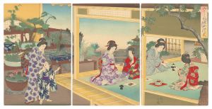 Customs of Japan: Manners for Women / Chikanobu