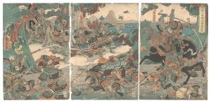 国久二代「石橋山高綱後殿高名図」