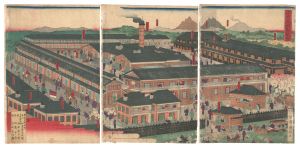 国輝二代「上州富岡製糸場」