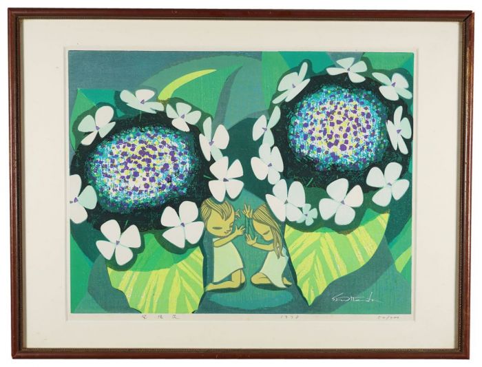 池田修三「紫陽花」