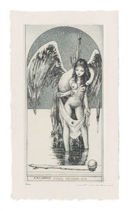 Ex Libris: Leda / Alphonse Inoue