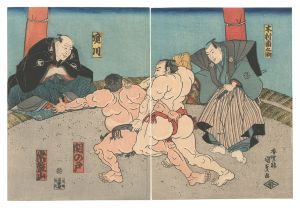 国貞初代「相撲絵」