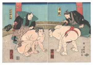 国貞初代「相撲絵」