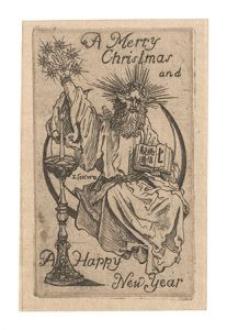 年賀状　／　関野凖一郎