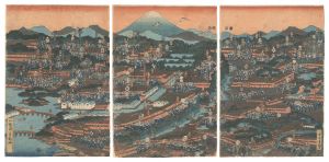 Firefighters in Edo / Yoshitsuna