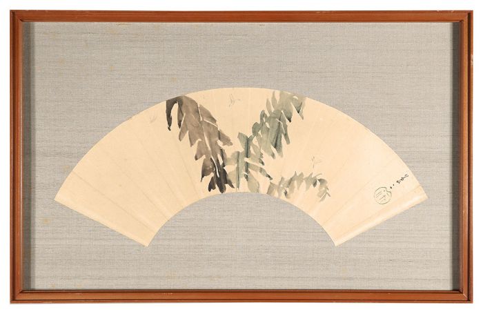 竹久夢二「自筆扇面　蜻蛉」