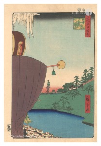 Hiroshige I / One Hundred Famous Views of Edo / Sanno Festival Procession at Kojimachi 1-chome [名所江戸百景　糀町一丁目山王祭ねり込]
