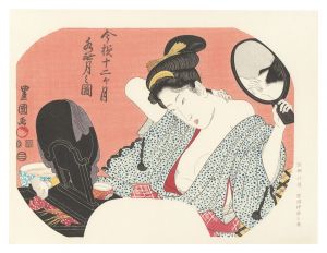 伊場仙版　団扇絵　今様十二ヶ月　水無月の図【復刻版】