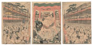 相撲絵　／　柳谷