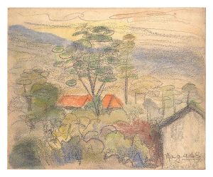 永瀬義郎「風景画」