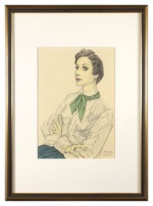 Portrait of Mrs. Conchita Montes / Fujita Tsuguharu (Leonard Foujita)
