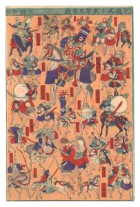 国利「新板大小武者馬乗尽」