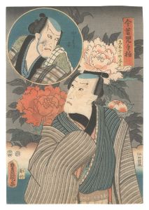 今昔児手柏　しほ干の与三 かうもり安