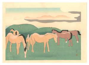 阿蘇五景　／　坂本繁二郎