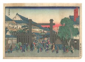 都名所之内　島原出口光景　／　貞信初代