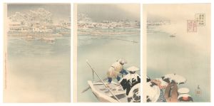 東京名所真景之内　如月 待乳山雪の黄昏【復刻版】　／　清親