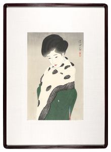 伊東深水「雪もよひ」