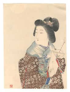 木版口絵　／　鈴木華邨