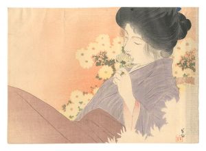 木版口絵　／　梶田半古