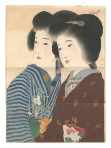木版口絵　／　鏑木清方