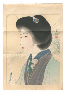 木版口絵　／　鏑木清方