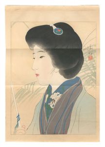 木版口絵　／　鏑木清方