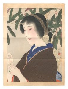 木版口絵　／　鏑木清方