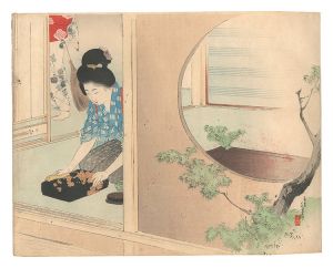 木版口絵　／　水野年方
