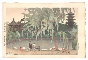 猿沢池畔の柳　／　中澤弘光