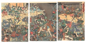堀川夜討大合戦　／　芳虎