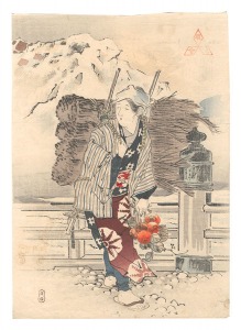 木版口絵　／　三島蕉窓