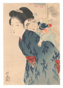 木版口絵　／　武内桂舟