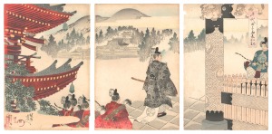 千代田之御表　日光御社参　／　周延