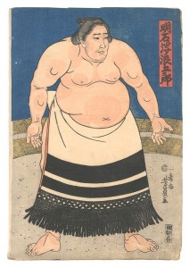Sumo-e: Akashigata Namigoro / Yoshikazu