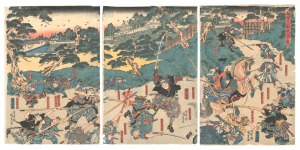 伊賀ノ上野仇討ノ図　／　国貞初代