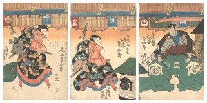 芝居絵　／　国貞初代
