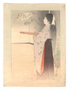 木版口絵　／　梶田半古