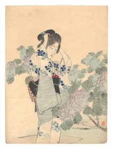 木版口絵　／　筒井年峰