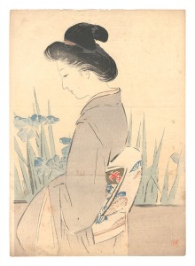 木版口絵　／　梶田半古