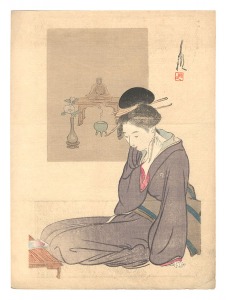 木版口絵　／　尾形月耕